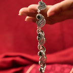 Dharohar – Aanchal Anklet | Oxidised German Silver Heritage Payal for Women
